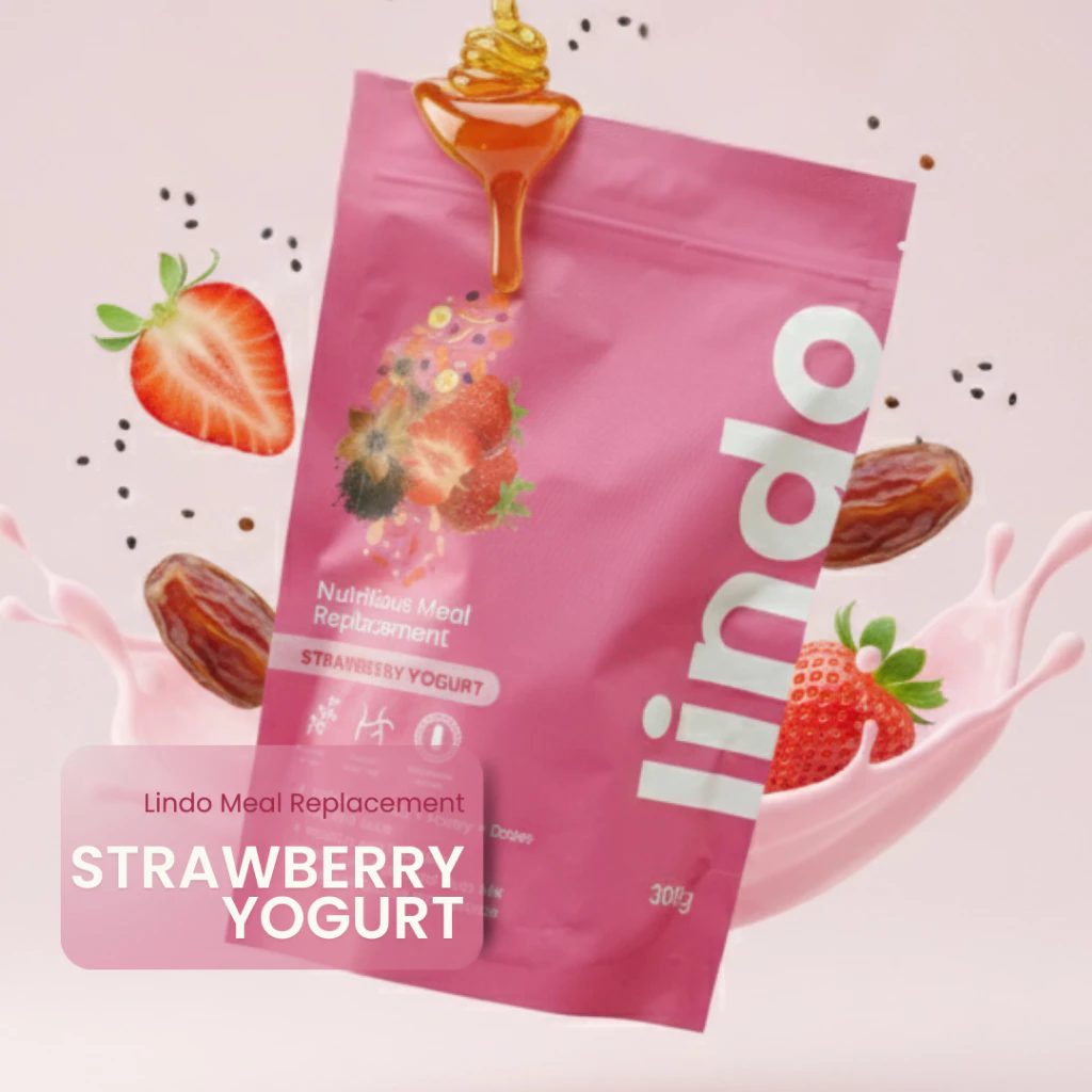 Lindo Meal Replacement Strawberry Yogurt pack